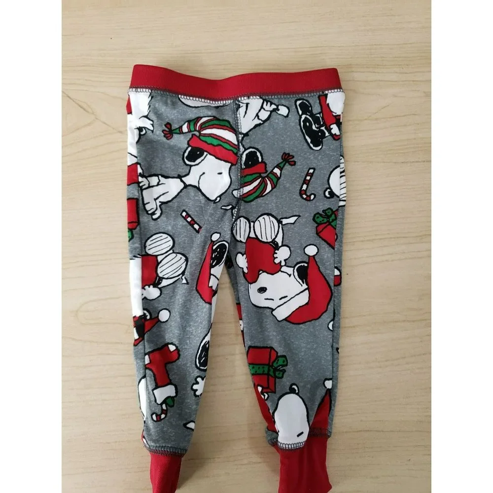 Munki Munki Pajamas Peanuts Snoopy Red‎ 2 Piece size 12 months  Pj's